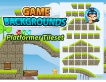 Game BG Platformer Tilesets 01 Screenshot 1