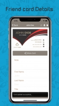 Card Sharing App in Ionic using NFC and Firebase Screenshot 9
