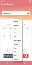 Minimal Equalizer Android Source Code Screenshot 2