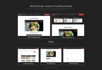 Steaks And Chops - Recipes Template Screenshot 1