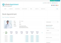 uDoctorAppointment PHP Script Screenshot 1