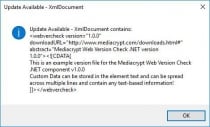 Mediacrypt WebVersionCheck .NET Screenshot 3