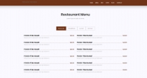 Restaurant HTML Template Screenshot 4