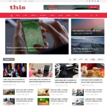 THIS Magazine Professional News Magazine Template Screenshot 6