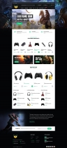 Punibor Gaming – Powerful PSD Template Screenshot 1