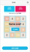 Ion 2048 - Ionic Game Template Screenshot 3