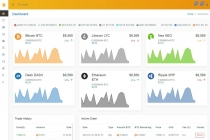 CoinBlade - Admin Dashboard Template Screenshot 3