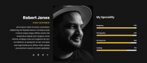 Robert - Personal Portfolio HTML Template Screenshot 1