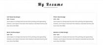 Julia - Personal Portfolio HTML Template Screenshot 3