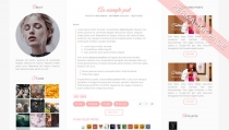 Sourire - Tumblr Theme Screenshot 3