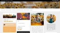 Doravante Tumblr Theme Screenshot 1