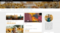 Doravante Tumblr Theme Screenshot 2