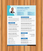 Resume CV Template Screenshot 1