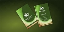 Geometric Spiral Business Card Template Screenshot 2