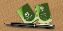 Geometric Spiral Business Card Template Screenshot 3