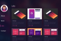 Glazzy - Portfolio Template HTML Screenshot 3