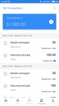 Pay2Wallet - Android Studio UI Kit Screenshot 2