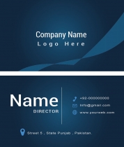 Modern Business Card Template Screenshot 1