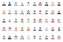 100 Avatar Color Vector Icons Pack  Screenshot 2