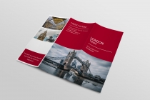 Trifold Agency Travel Brochure Template Screenshot 2