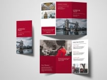 Trifold Agency Travel Brochure Template Screenshot 4