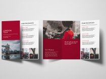 Trifold Agency Travel Brochure Template Screenshot 5