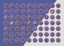 1890 3D Vintage Retro Web Communication Icons Pack Screenshot 2