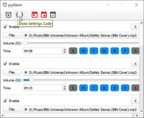 pyAlarm Screenshot 7
