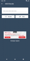 ASCII Encode  Decode - Android Source Code Screenshot 4