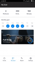   Fitness Track UI kit Screenshot 2