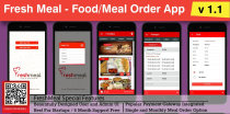 Fresh Meal - Food and Meal Delivery App PHP Screenshot 1