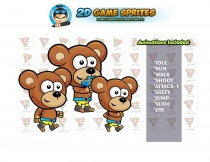 Bear 2D Game Character Sprites  Screenshot 1