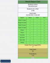 Result and Payslip PHP Scripts With Database Screenshot 2