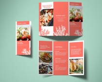 Tri-Fold Restaurent Promotion Brochure -Template Screenshot 4