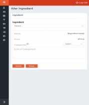 Food Delivery Admin Panel - Java CMS Screenshot 3