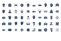 100 Virtual Reality Vector Icons Screenshot 4