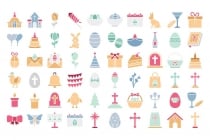 900 Easter Celebration Isolated Vector set Screenshot 9