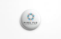 Pixel Flower Logo Screenshot 4