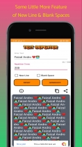 Text Repeater - Android App Source Code Screenshot 4