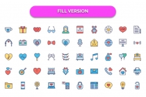 150 LoveAnd Romance Line Vector Icons Screenshot 10