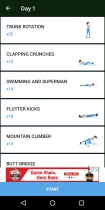 30 Days Workout Plan - Android Source Code Screenshot 3