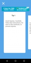 30 Days Workout Plan - Android Source Code Screenshot 8