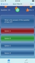 MC Quiz App - Xcode iOS Source Code Screenshot 4