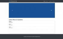 PHP Dynamic Site CMS Screenshot 1