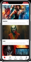 Videos and Stream - Android App Source Code Screenshot 2