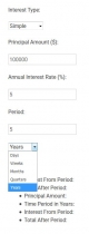 Interest Calculator For WordPress Screenshot 2