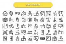 400 Map and Navigation Isolated Vector Icons Screenshot 10