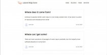 Laravel Blog Clone Script Screenshot 1