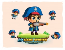 Pirate 2D Game Character Sprites Screenshot 1