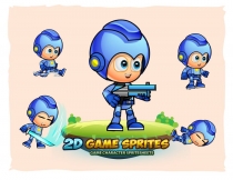 Roboy J1 2D Game Sprites Screenshot 1